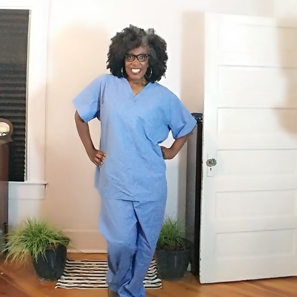 Plus size Fashion Seal Unisex scrub shirt - Picture 1 of 6